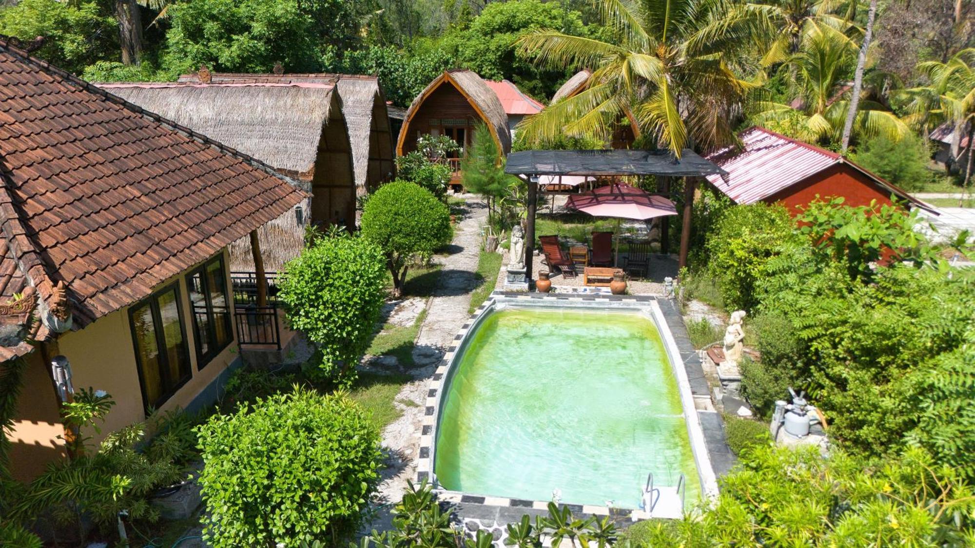 Bunga Bungalows Gili Meno Luaran gambar