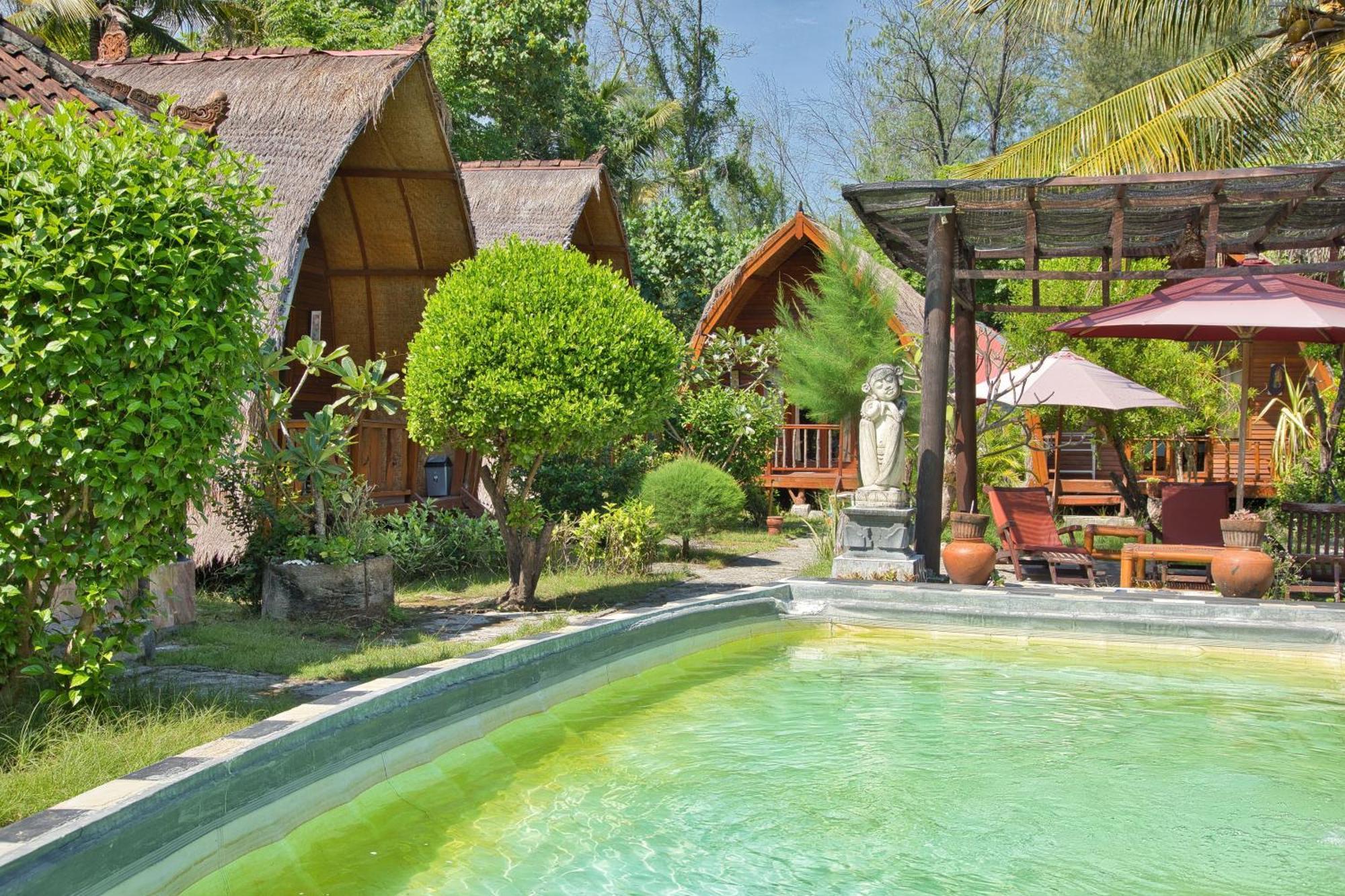Bunga Bungalows Gili Meno Luaran gambar