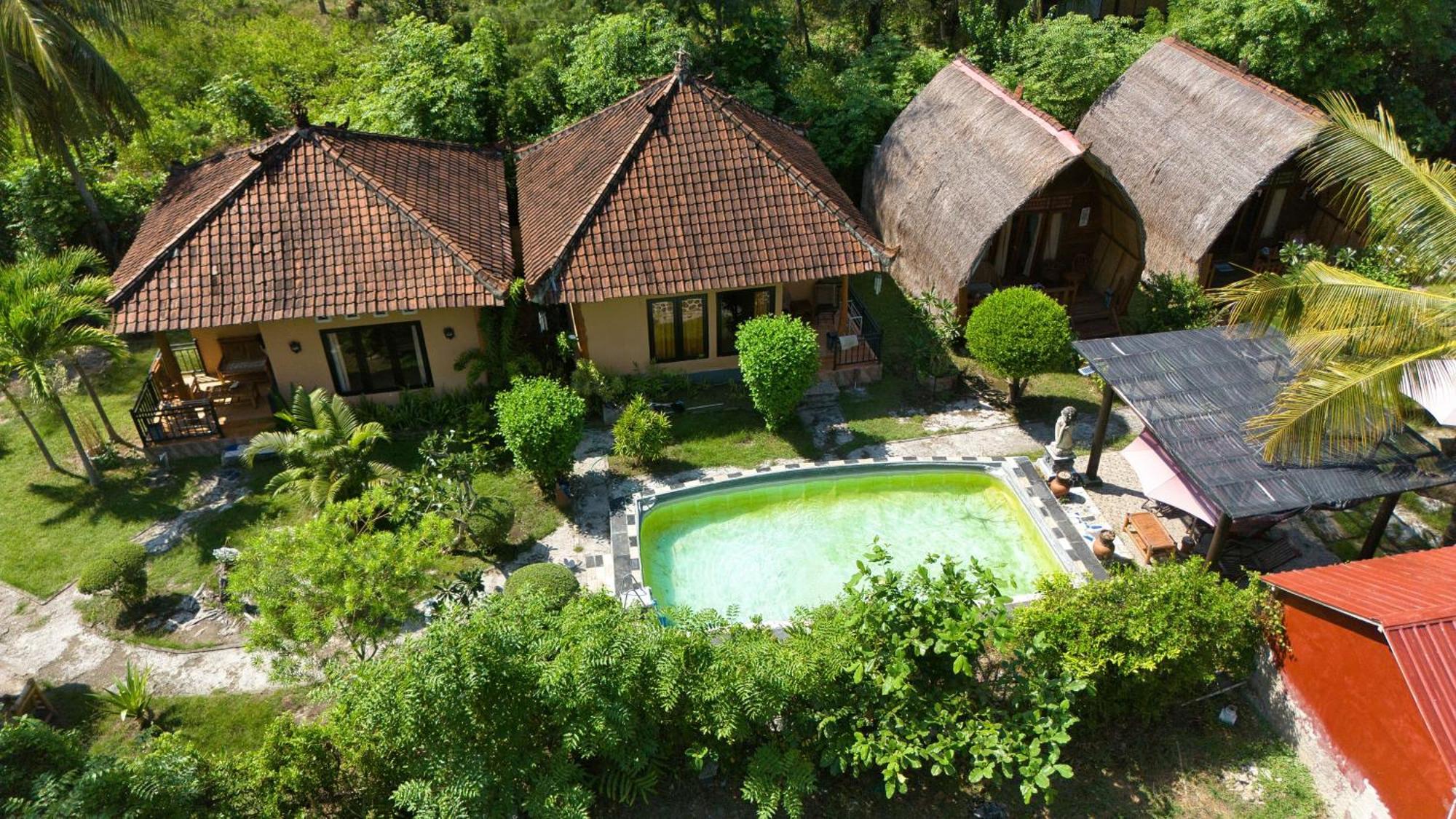 Bunga Bungalows Gili Meno Luaran gambar